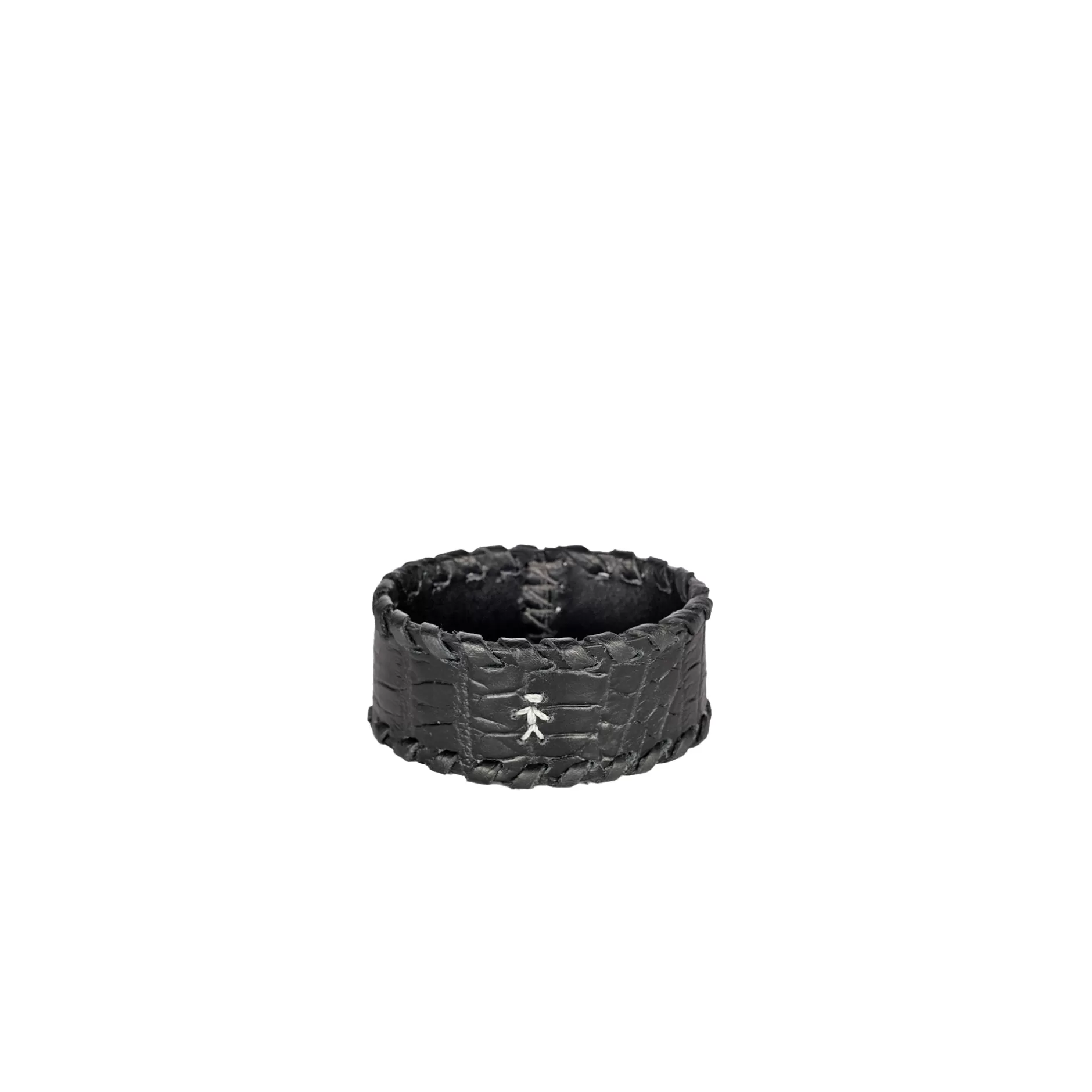Cheap Bracelet Animal Printed Crocodile Black Leather Jewelry