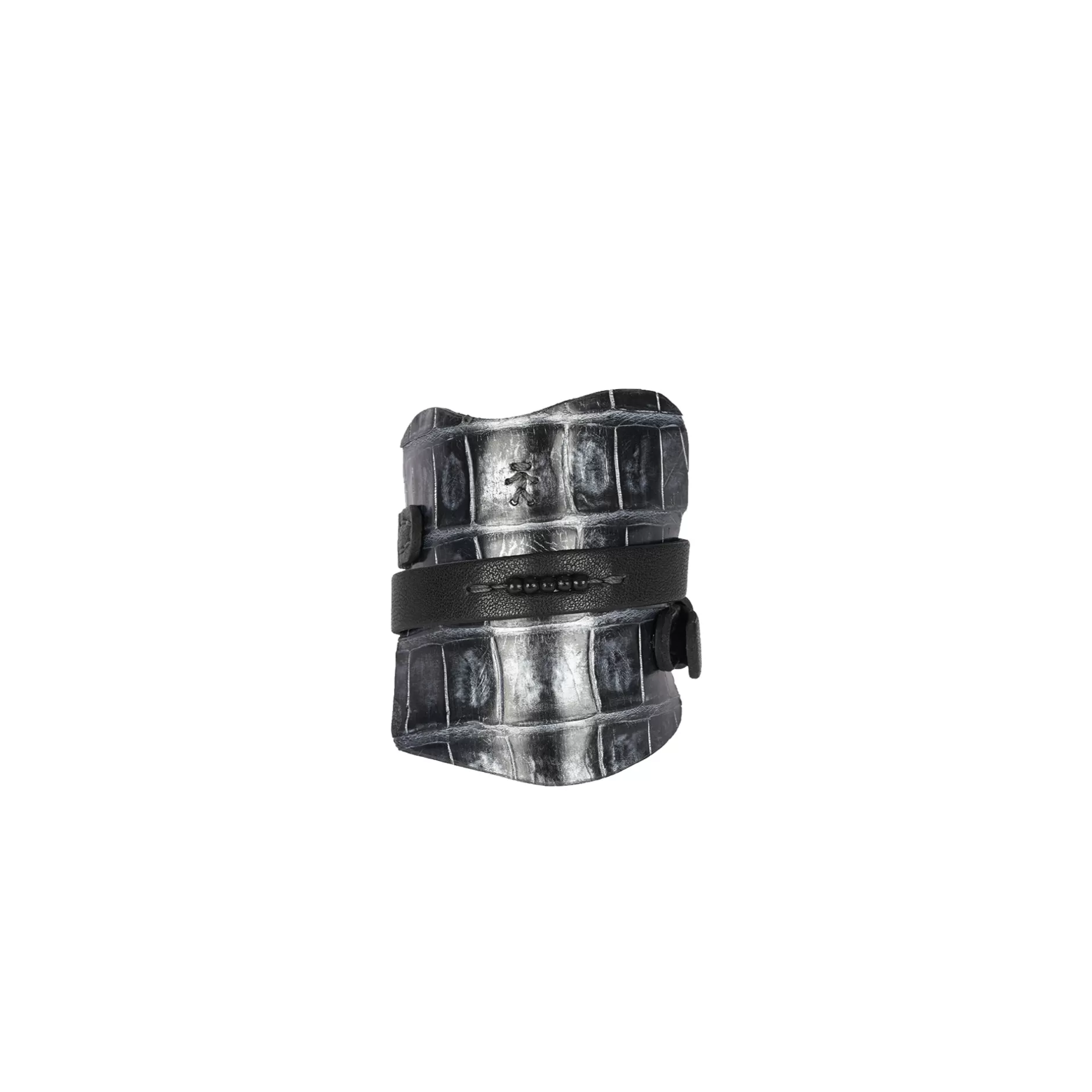 Outlet Bracelet Avatar Crocodile Silver Leather Jewelry