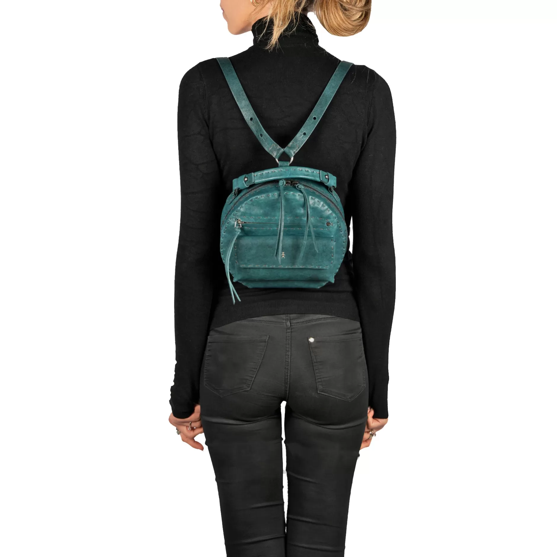 Clearance Cappelliera Pocket Backpack Old Iron Teal Bags