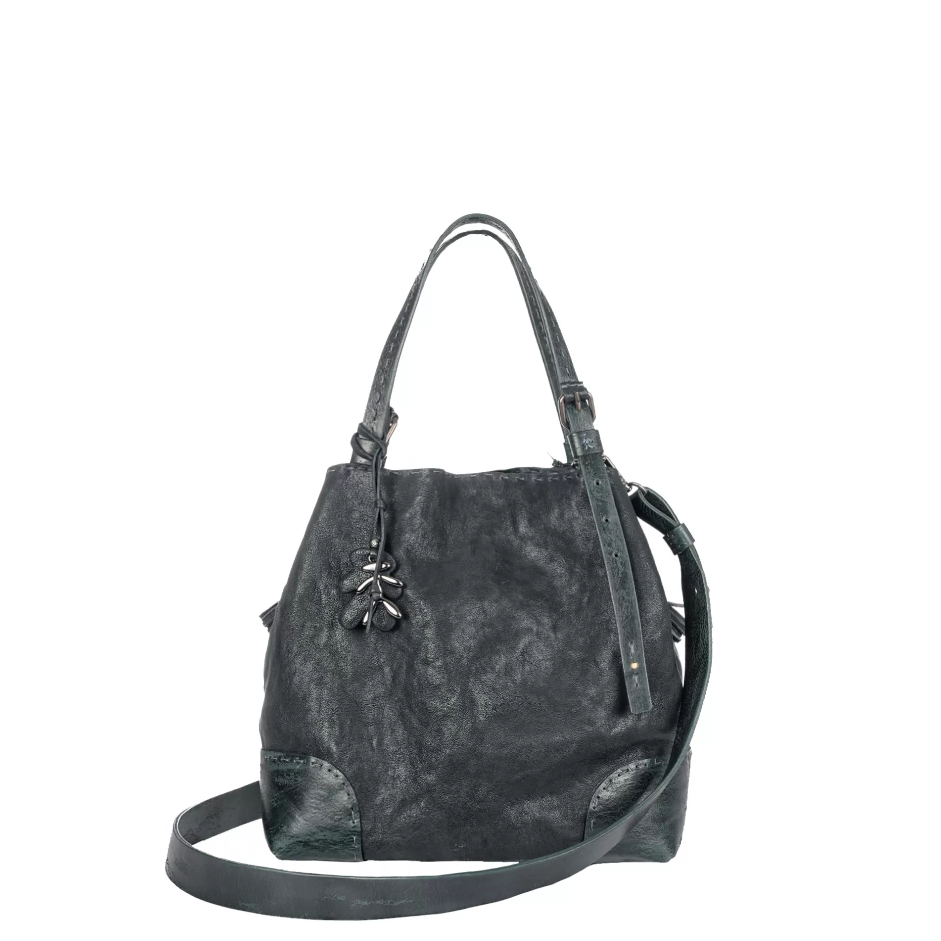 Hot Daria Angoli M Vegetal Wash Dark Grey Bags