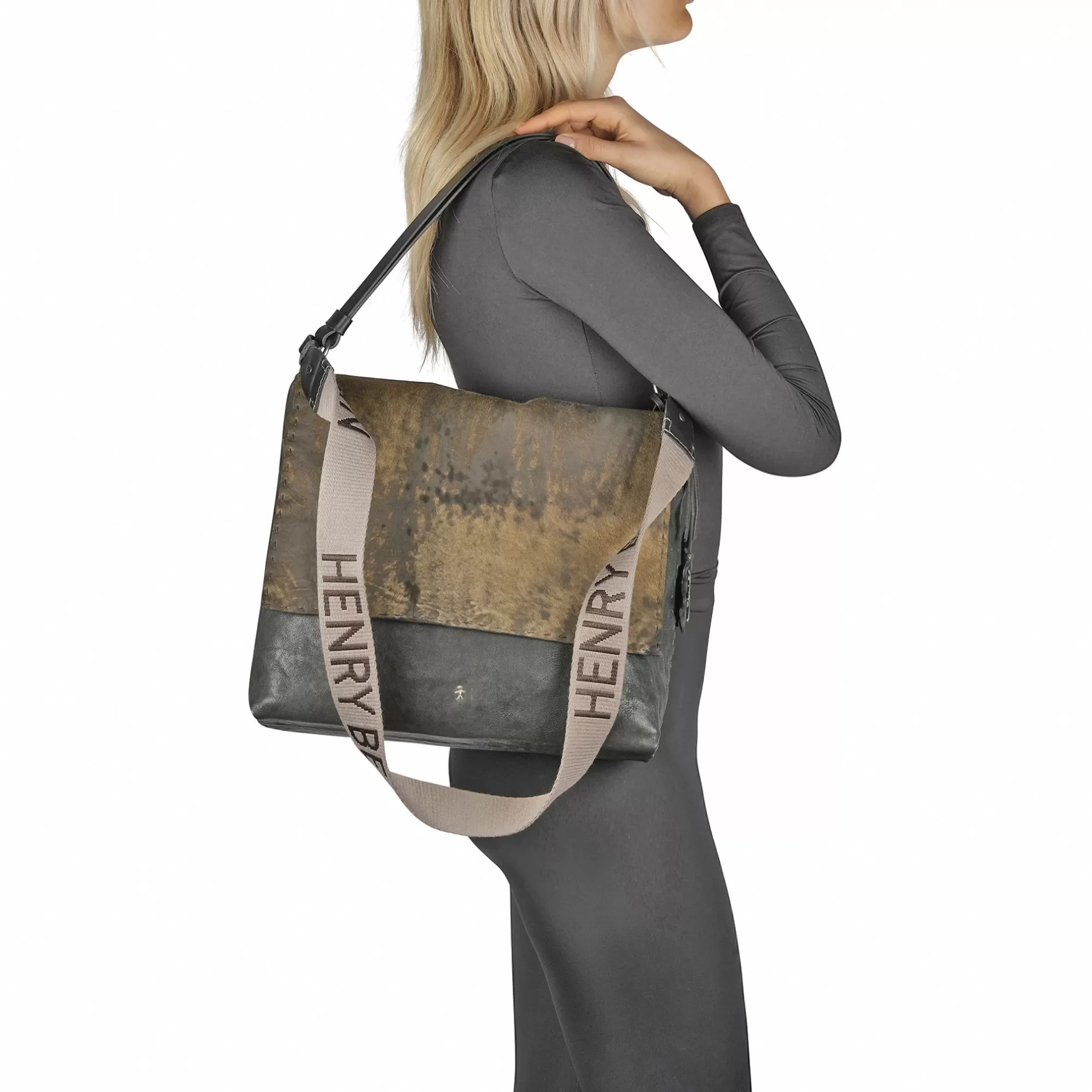 Discount Diva L Pony Black/Olive Bags