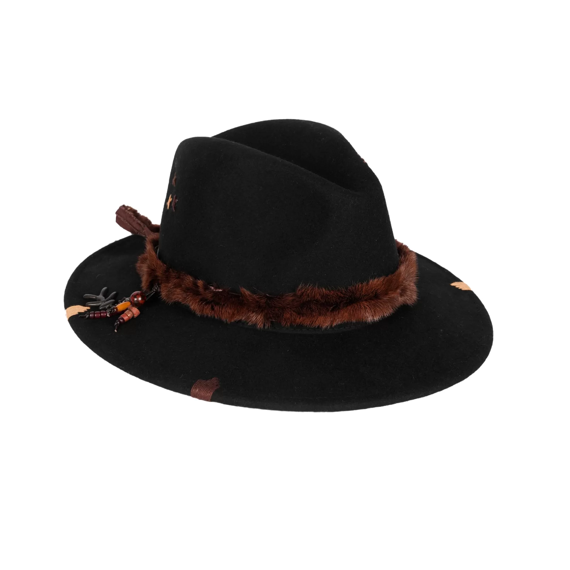Sale Fur Hat Wool Black Hats
