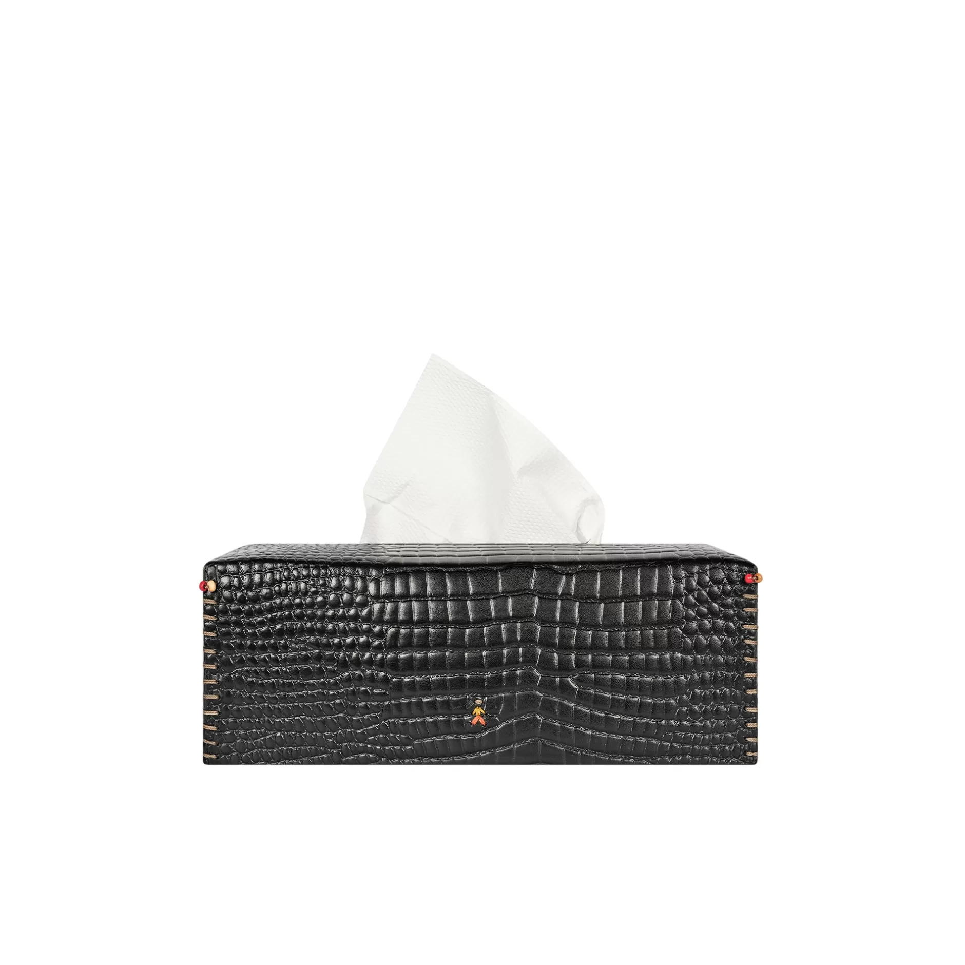 Discount Kleenex Box Printed Crocodile Black Decor