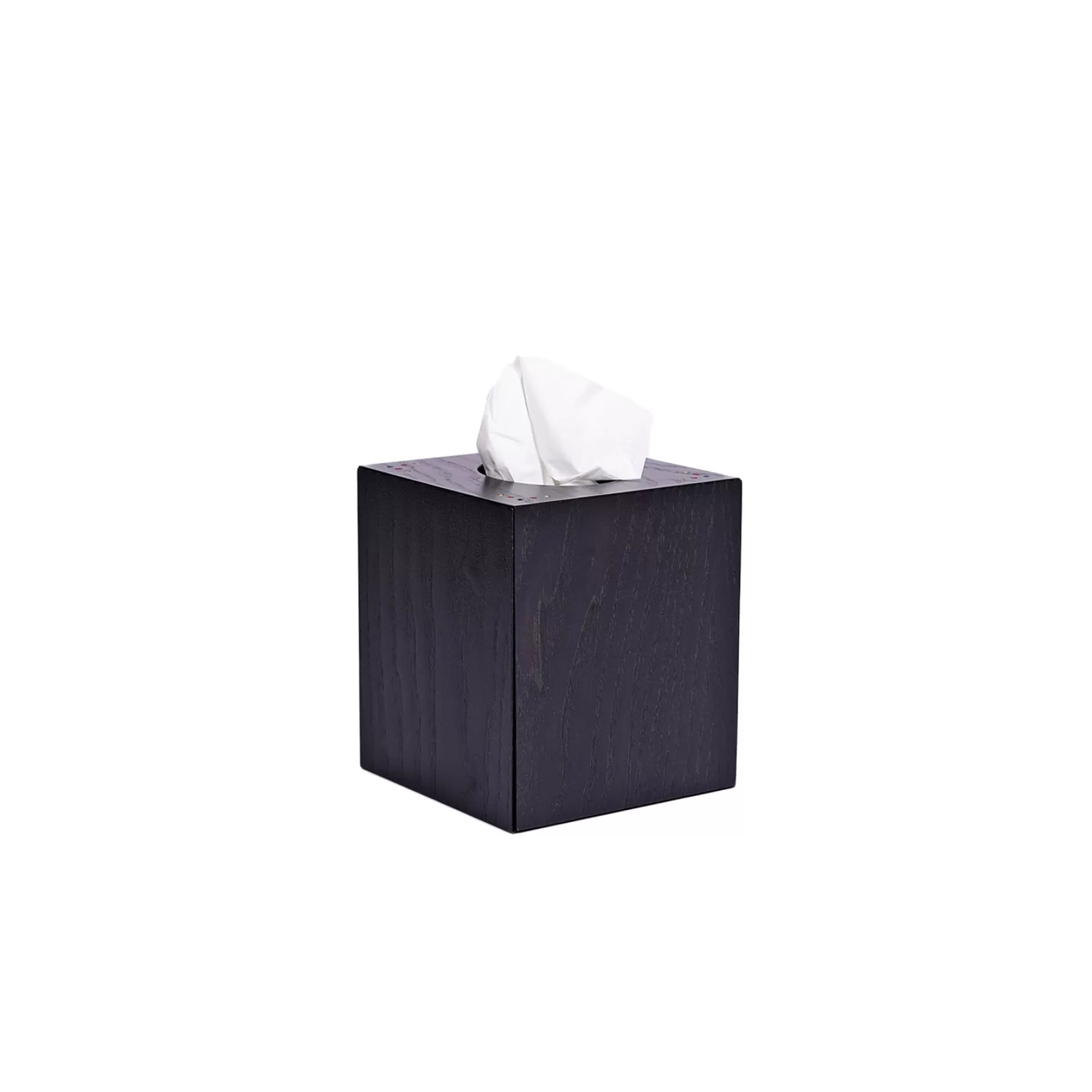 Store Kleenex Box Wood Black Decor