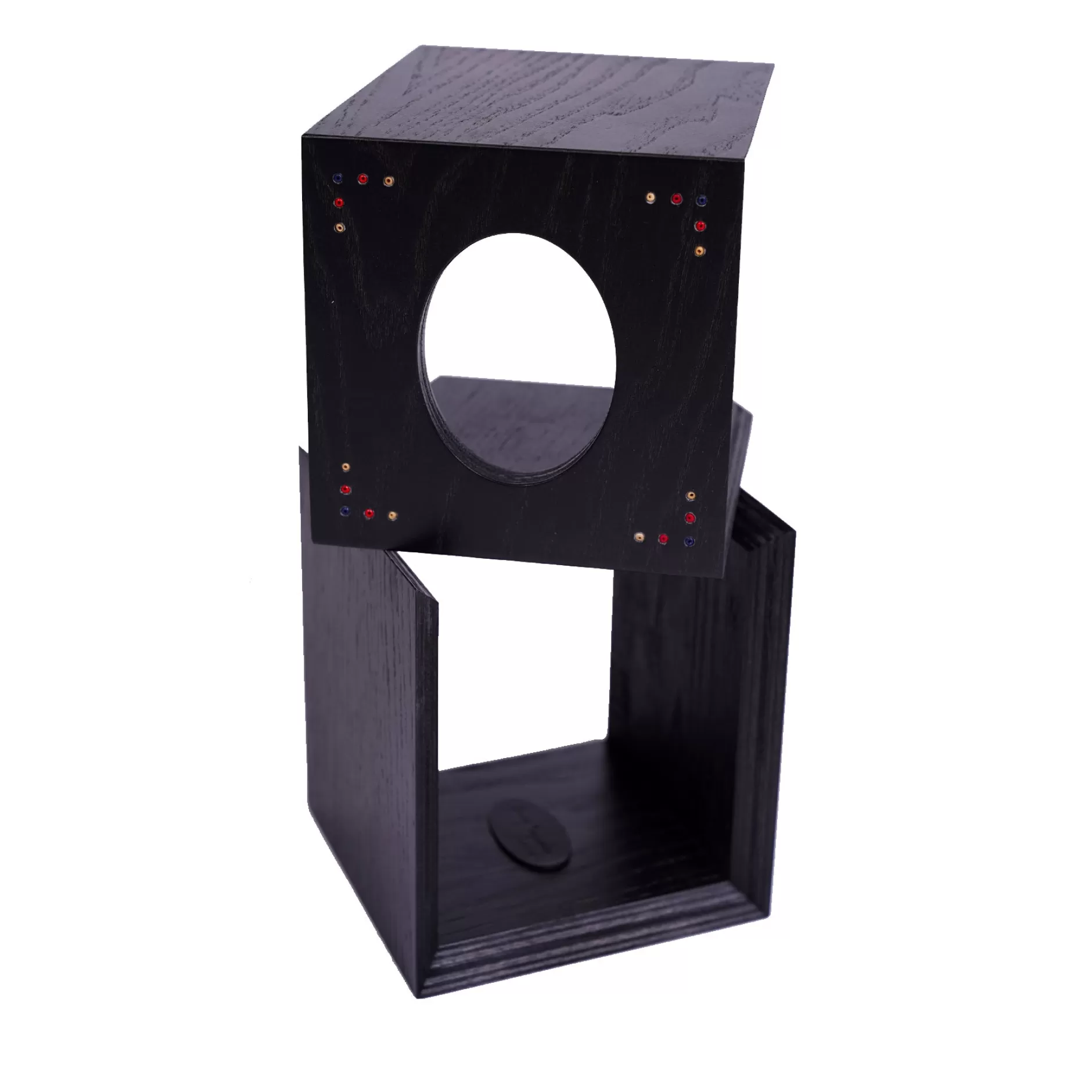 Store Kleenex Box Wood Black Decor