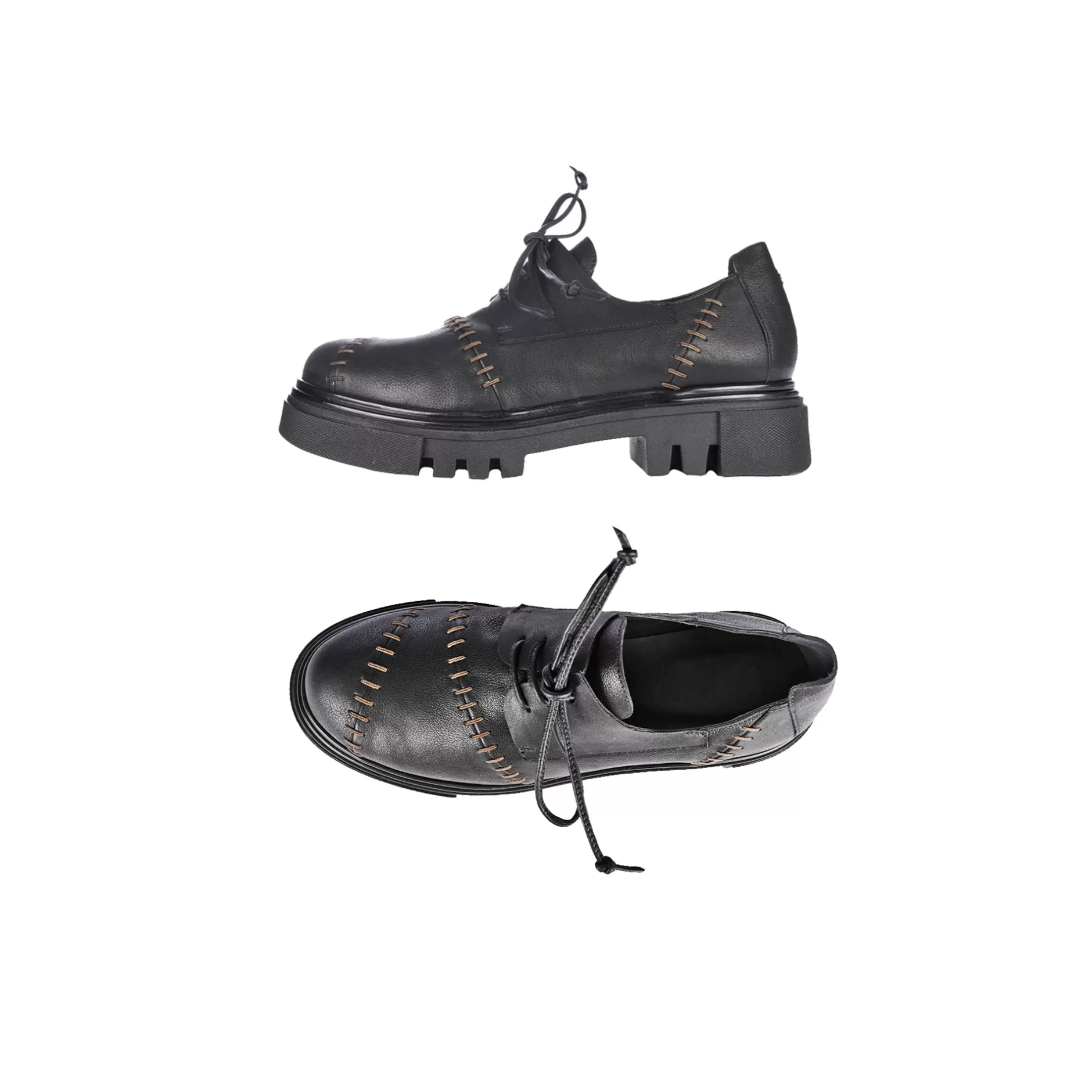 Clearance Lace-Up Shoe Messico Black Shoes