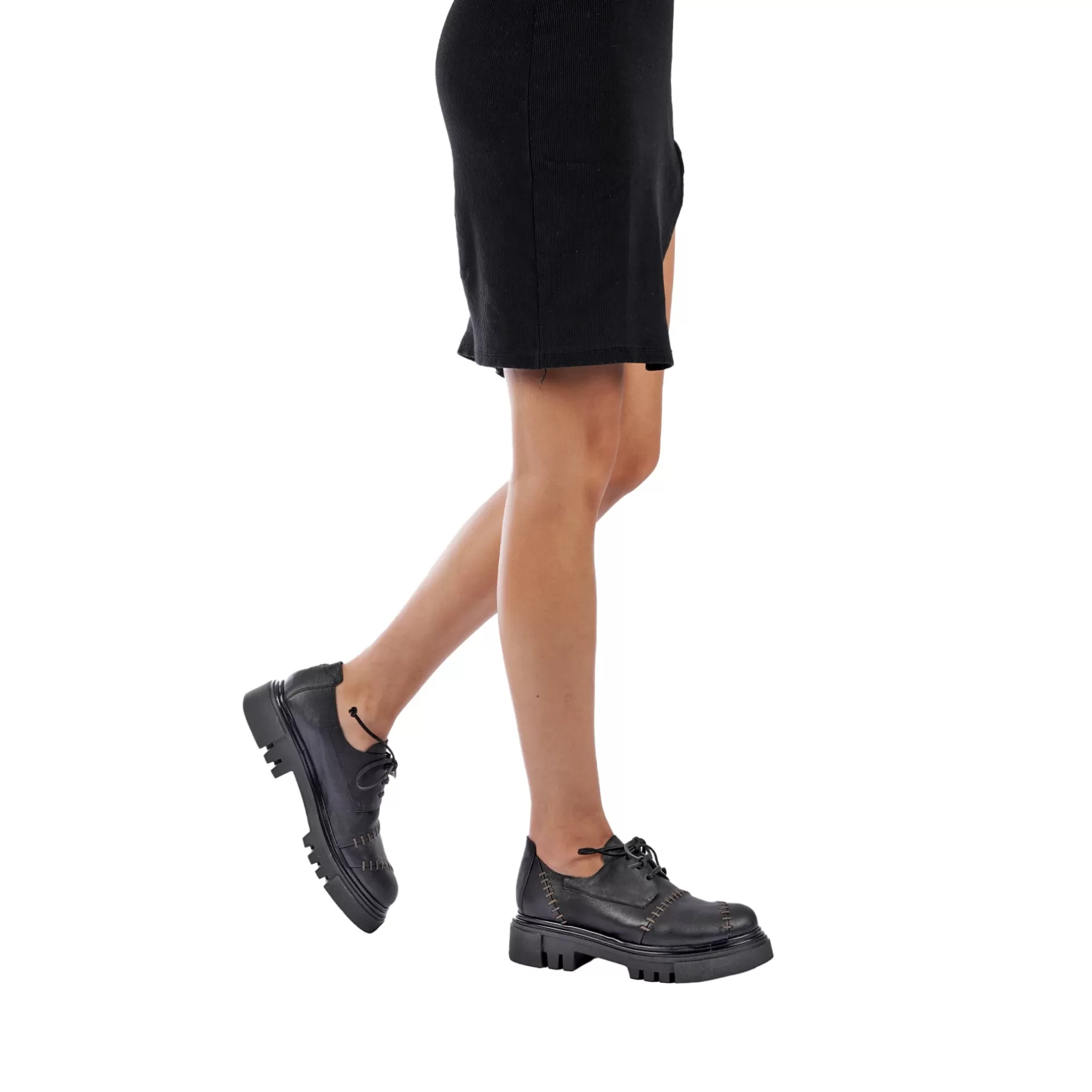 Clearance Lace-Up Shoe Messico Black Shoes