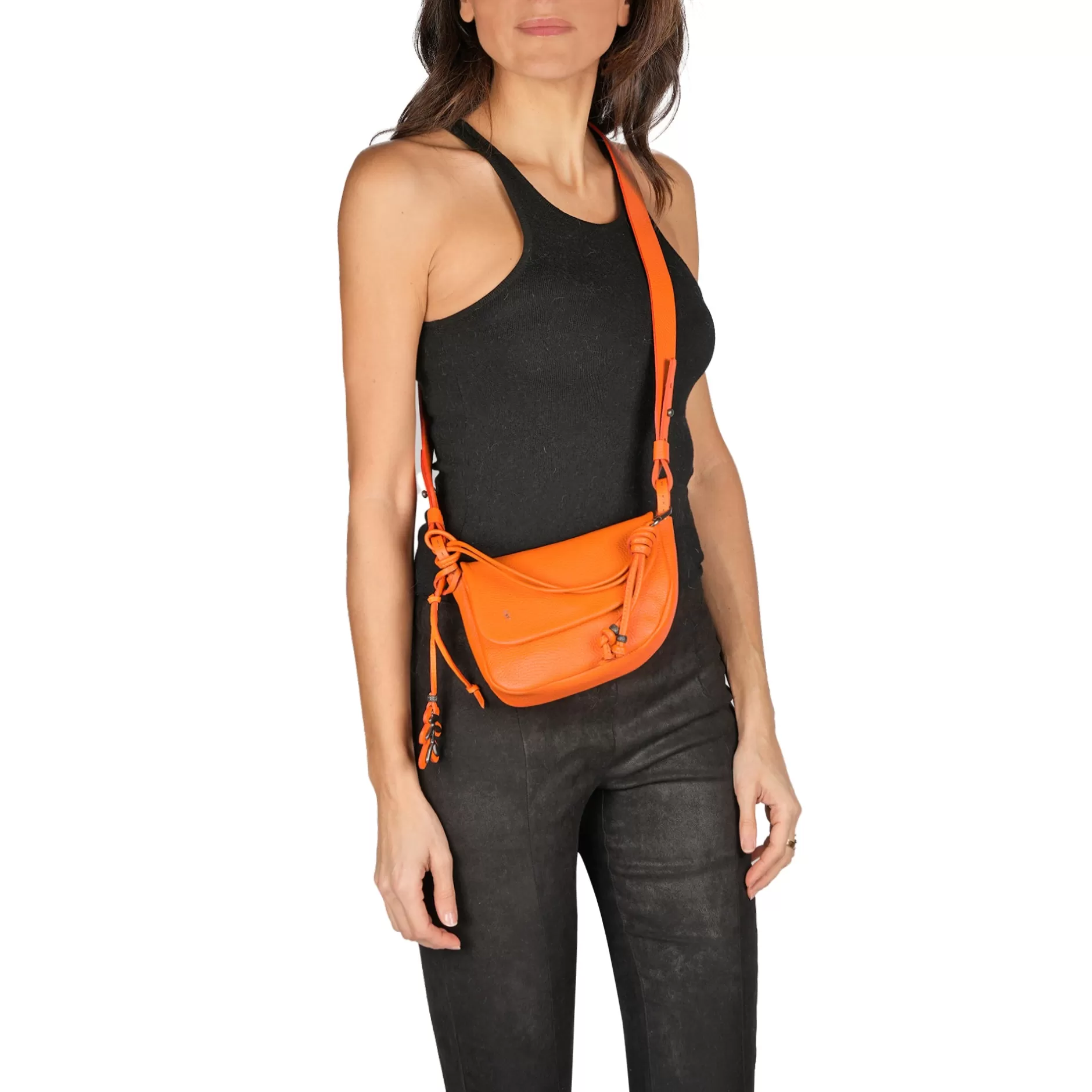 Best Sale Marinella S Muflone Orange Bags