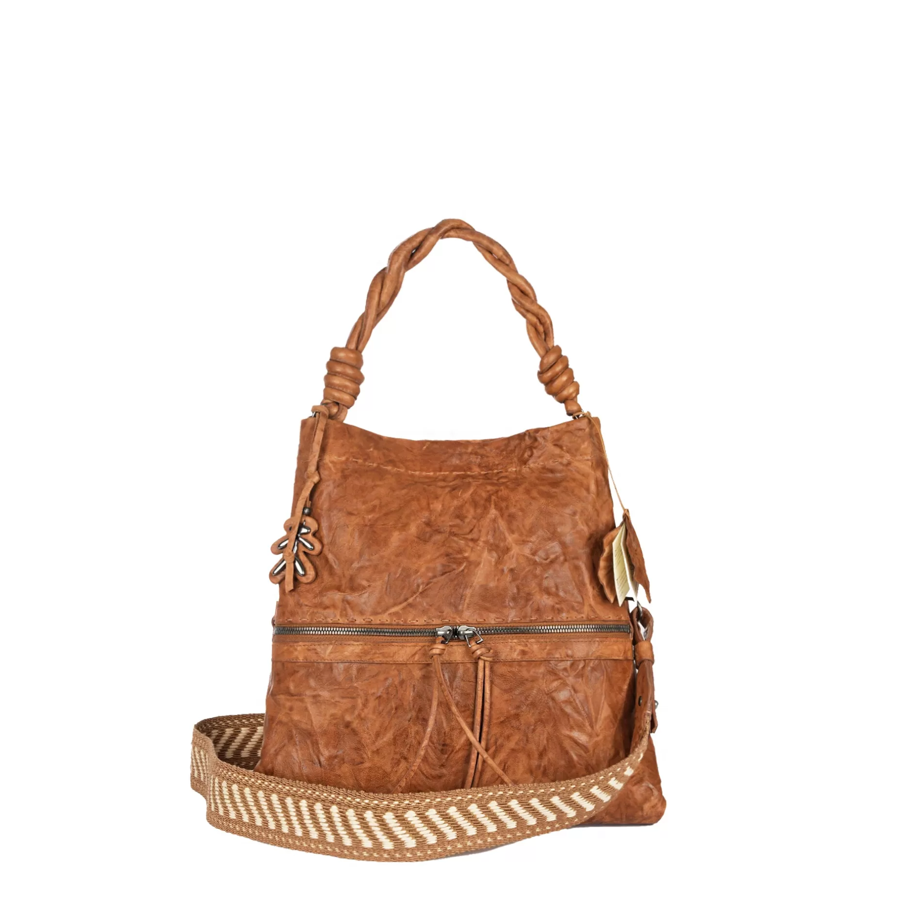 Hot Maya M Stropicciato Brandy Bags