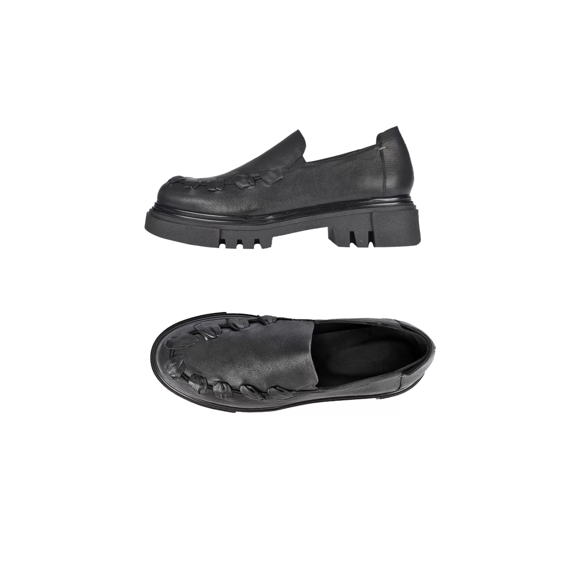 Outlet Moccasin Messico Black Shoes