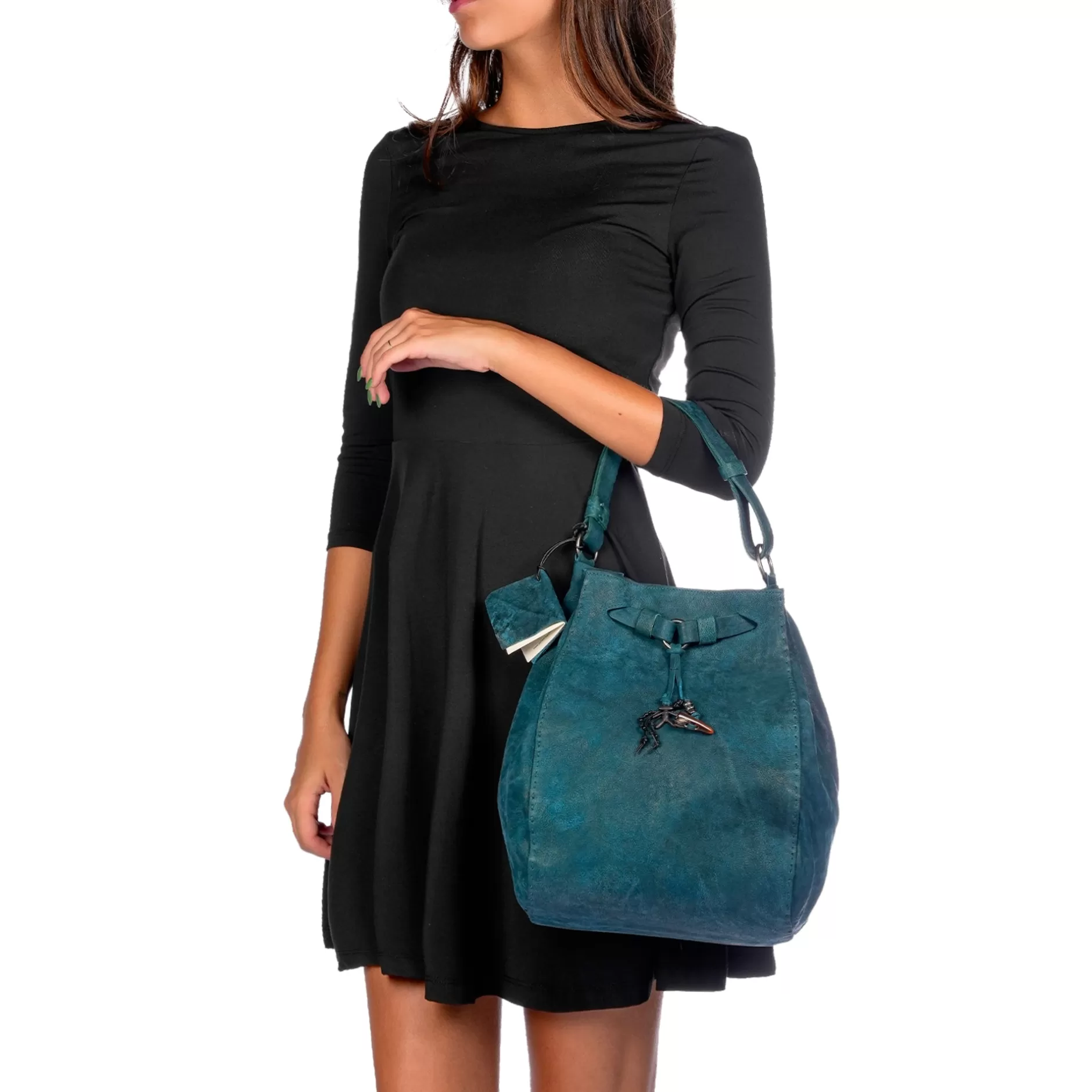 Cheap New Ampolla M Grattato Teal Bags