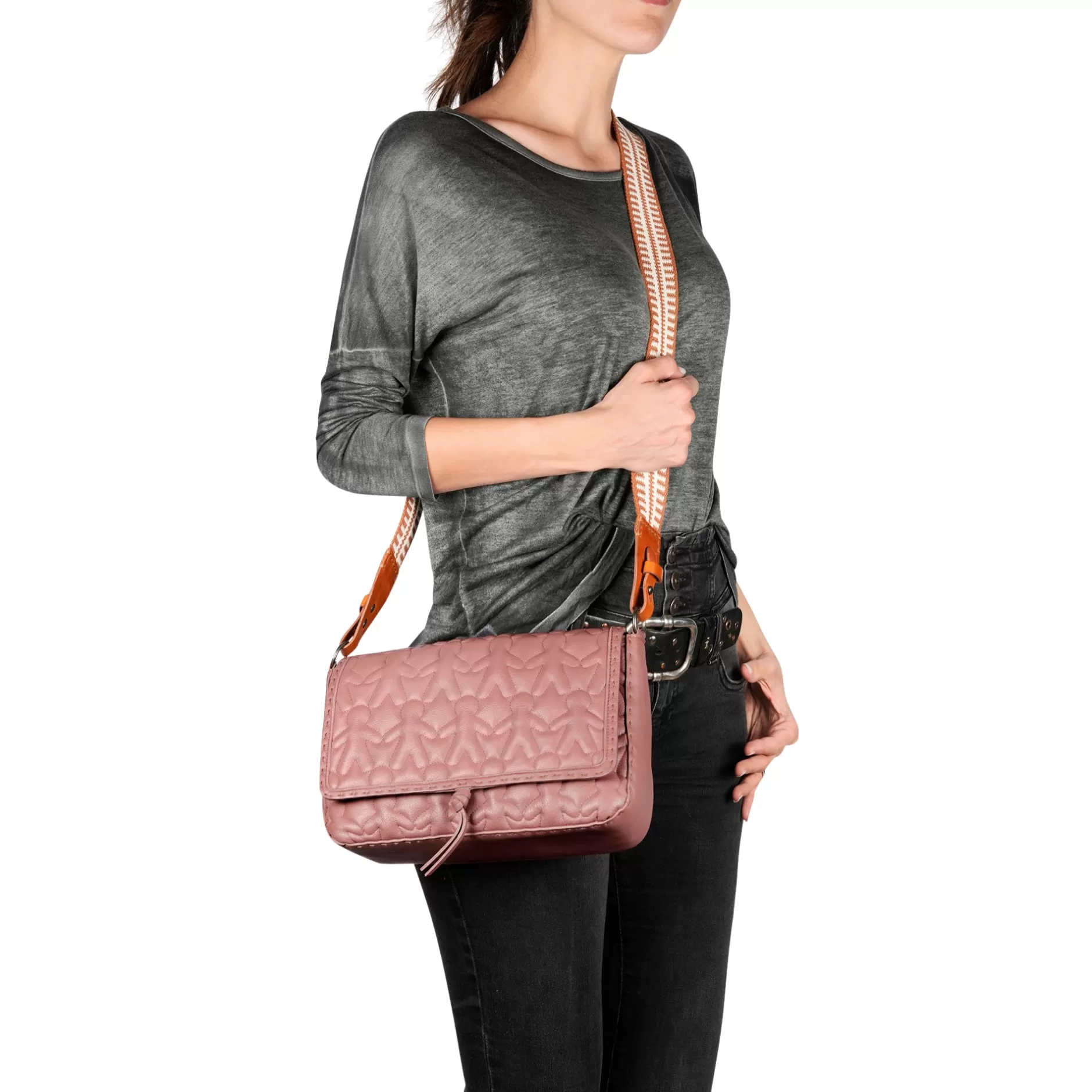 Cheap New Dolcezza M Trapuntato Omino Pinkish Tan Bags