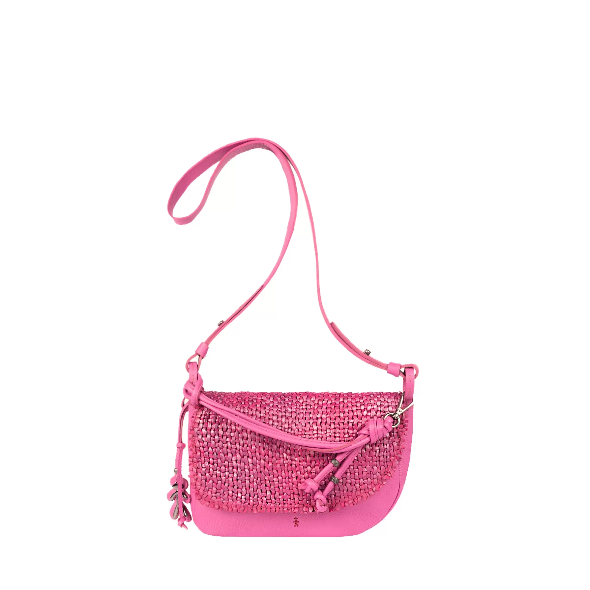 Shop New Marinella M Intreccio Madreperla Pink Bags