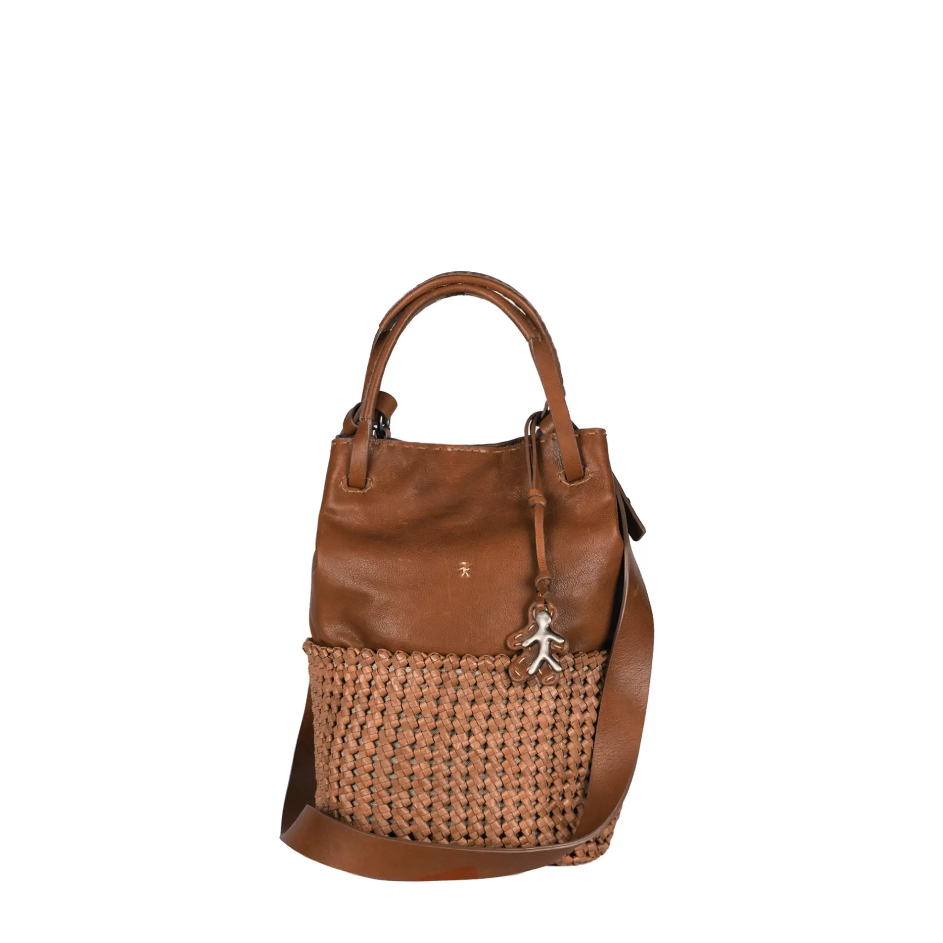 Cheap New Shopping Intreccio Crochet Cognac Bags