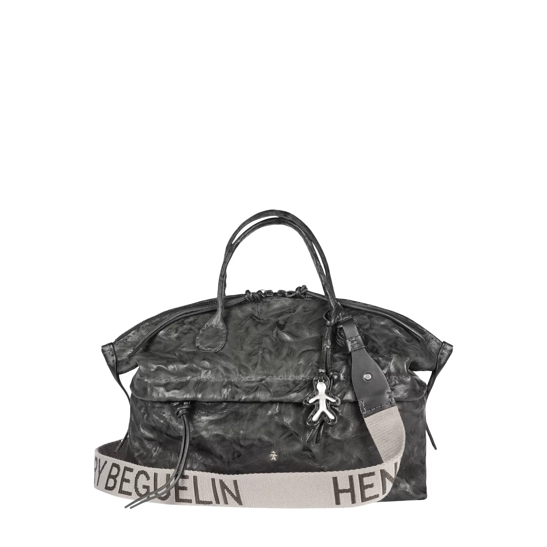 Fashion New Virginia M Hb Stropicciato Black Bags