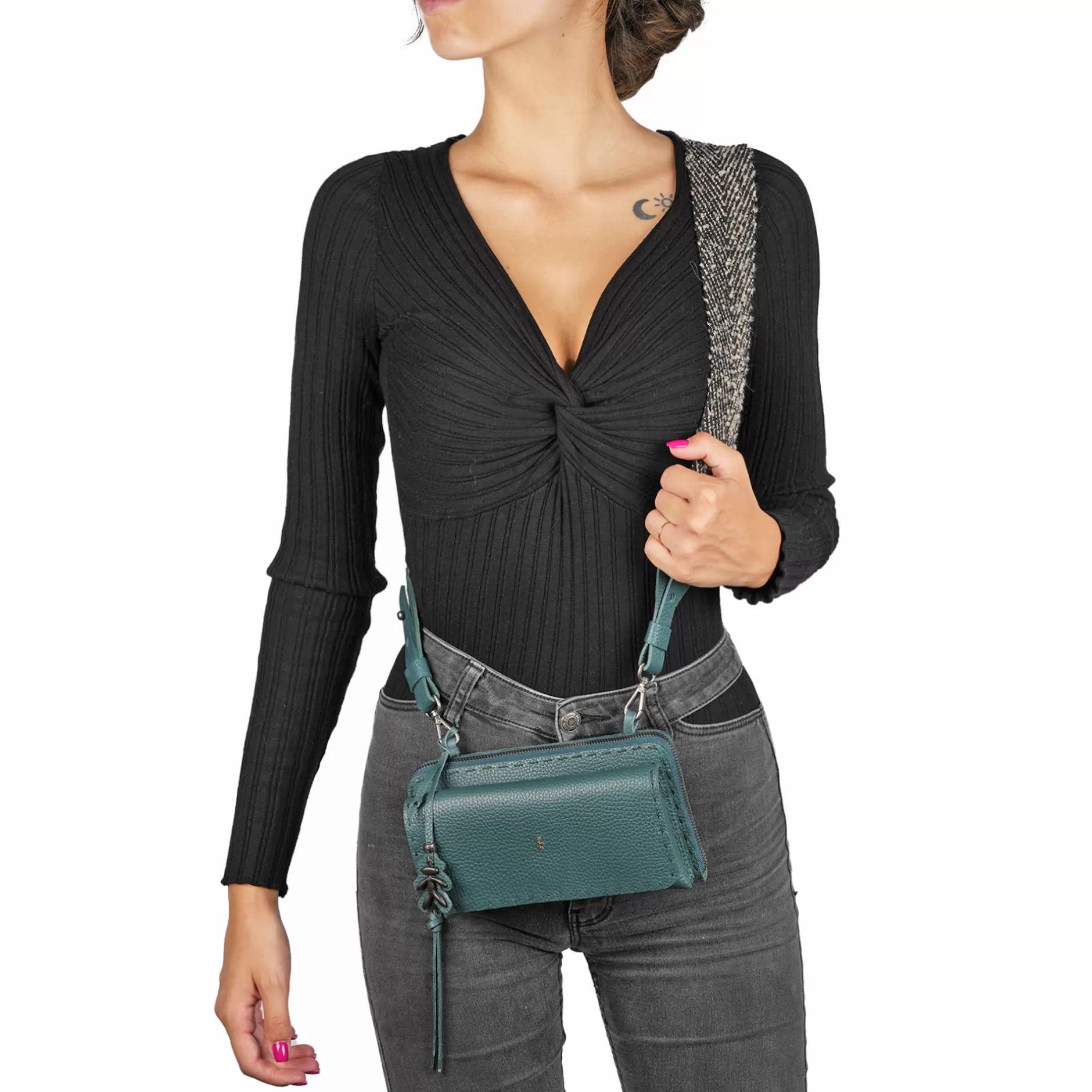 Discount Ocean Pocket Muflone Teal Bags