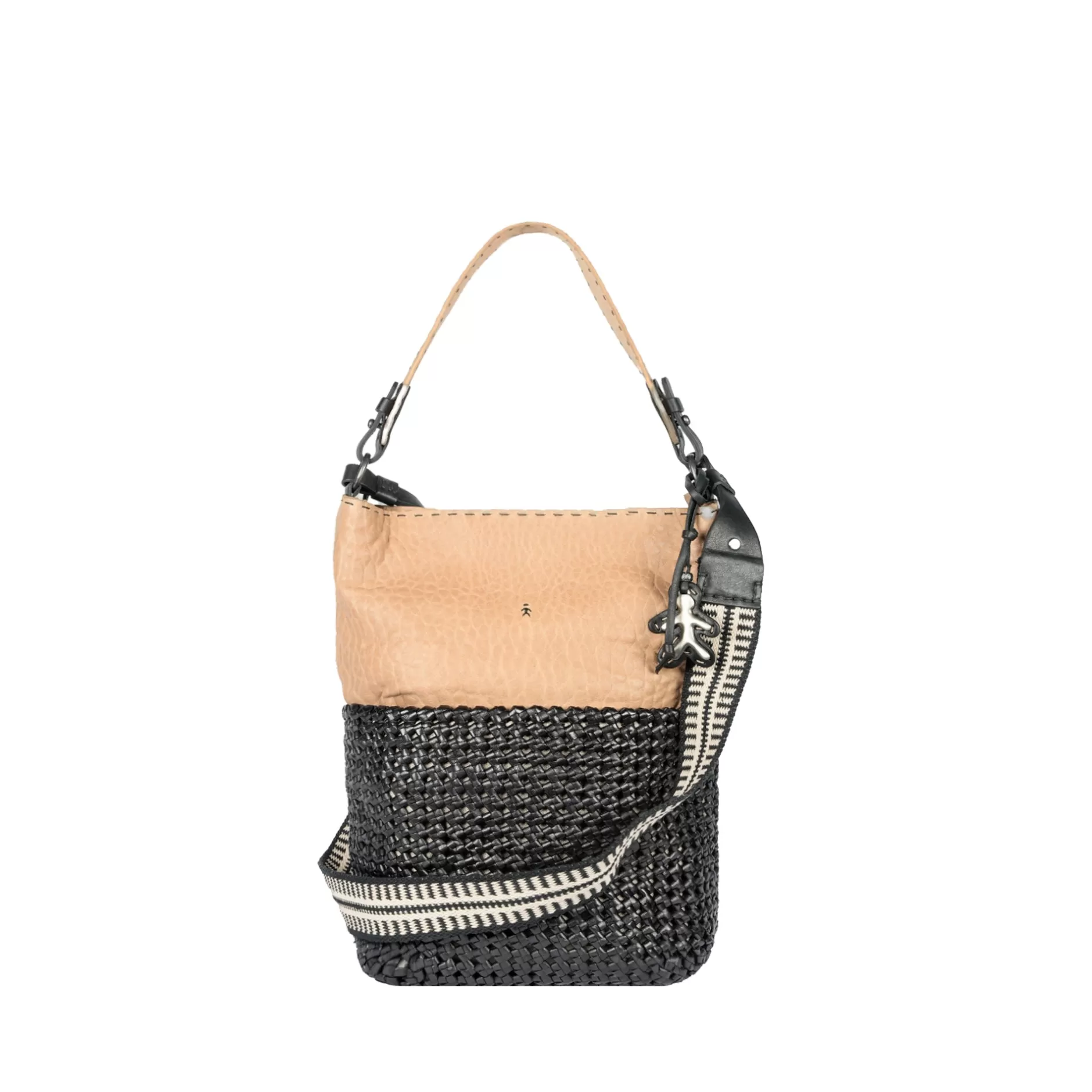 Fashion Olimpia M Intreccio Crochet Beige/Black Bags