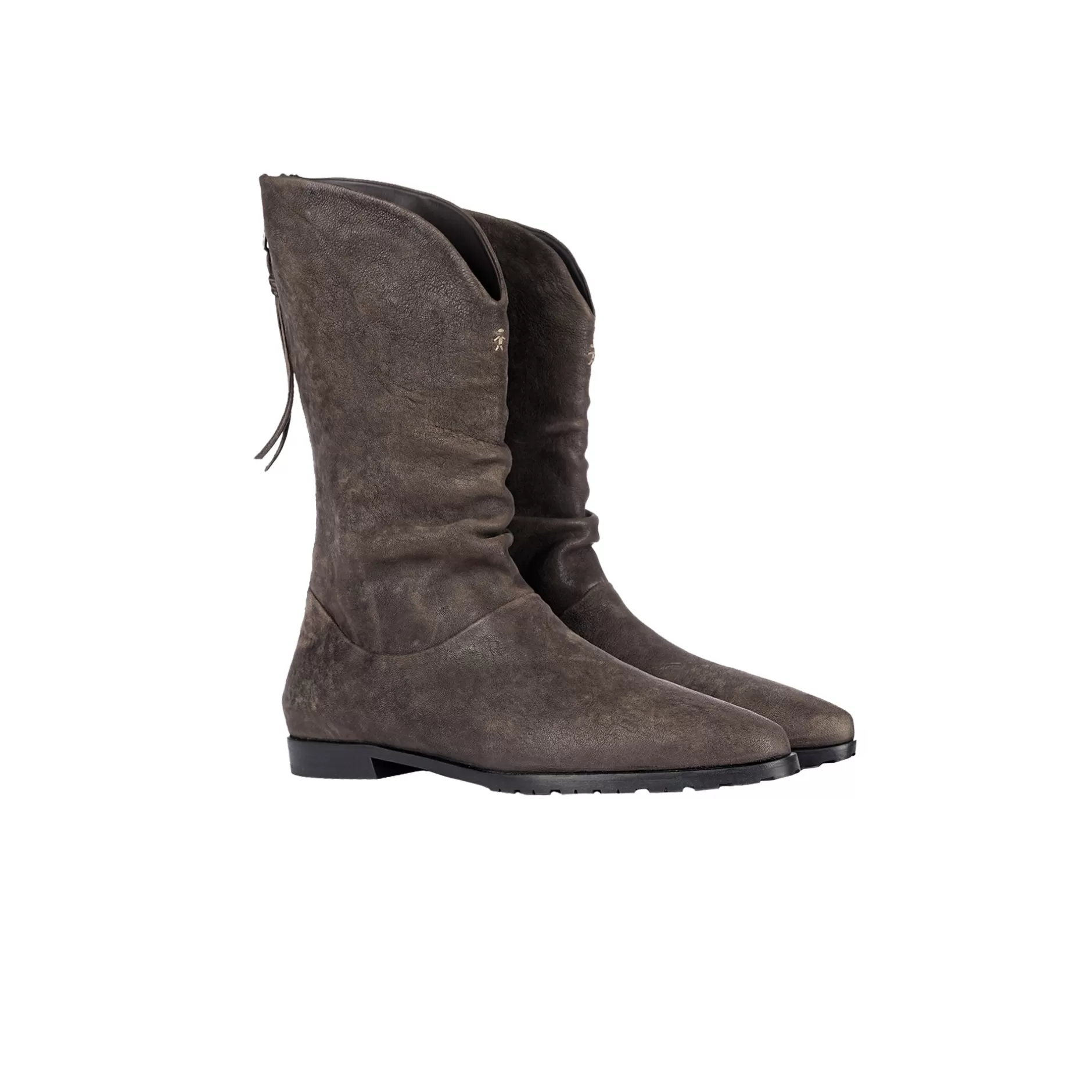 Online Pointed Boot Grattato Dark Brown Shoes