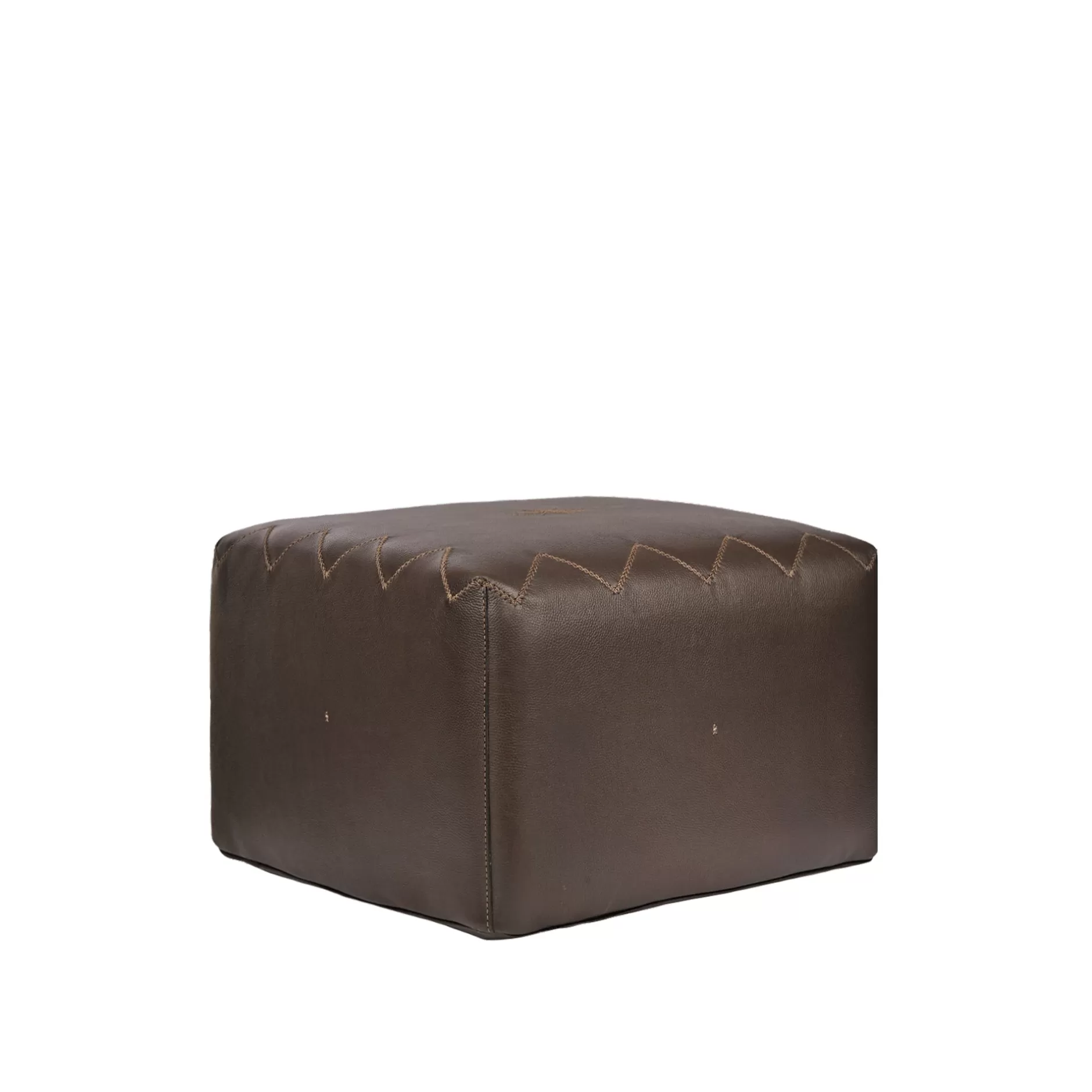 Hot Pouf New Claudia Muflone Dark Brown Furniture