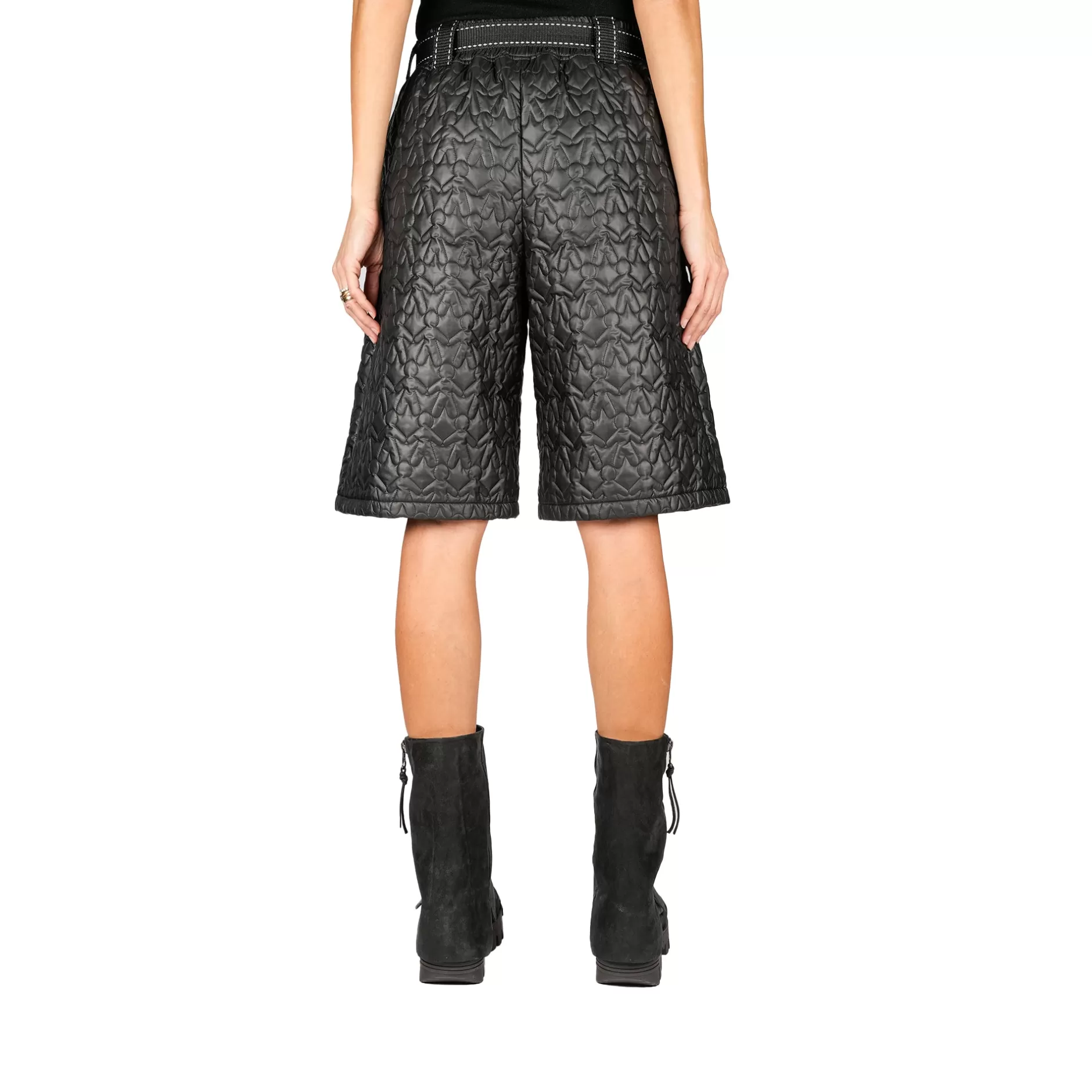 Sale Quilt Nylon Short Over-Pants Black Women Coats And Clothes