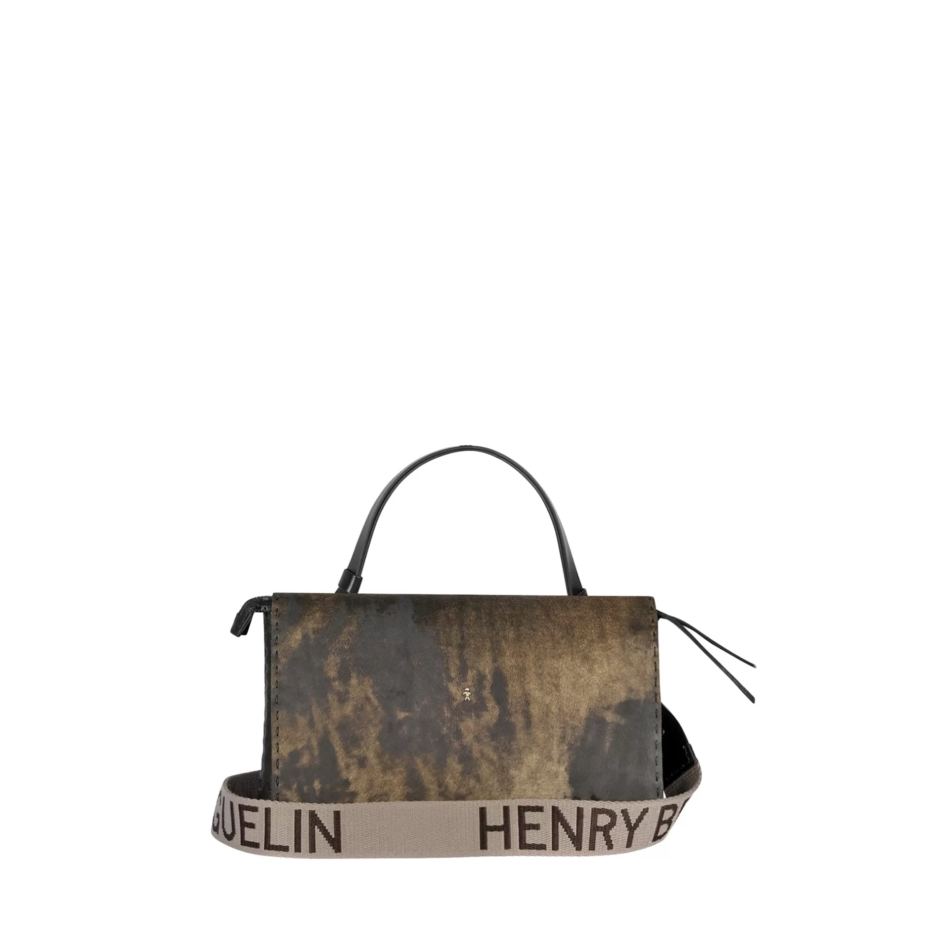 Best Saretta M Hb Vegetal Wash Black/Pony Olive Bags