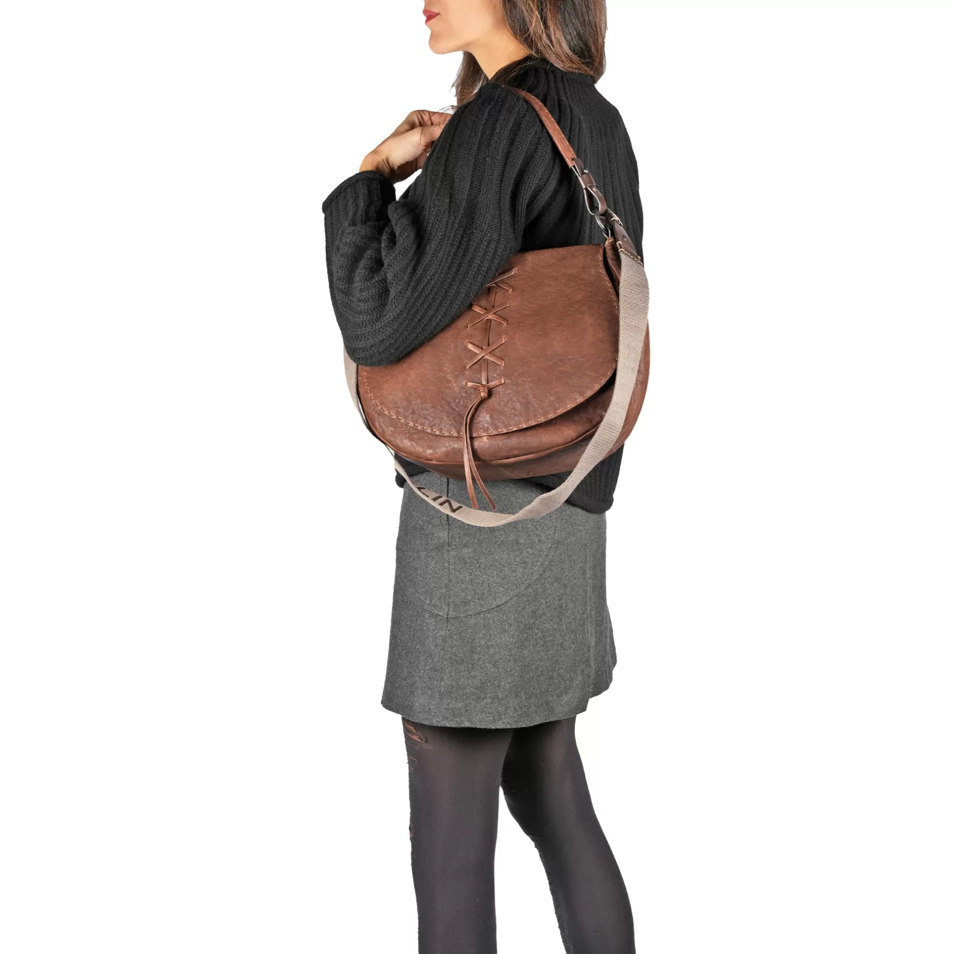 Cheap Sella L Vegetal Wash Brown Bags
