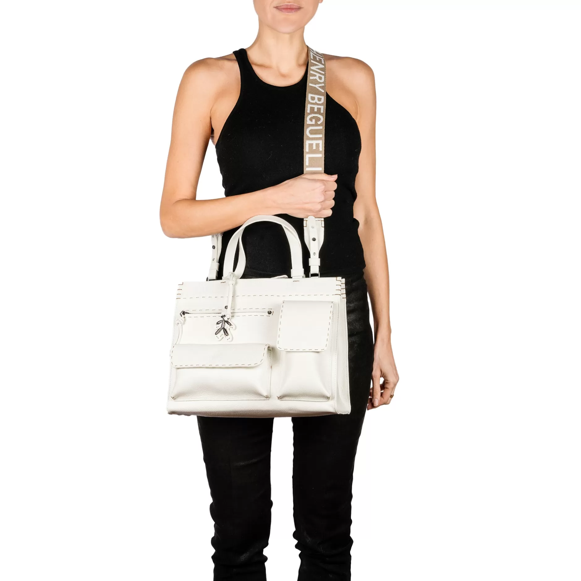 Online Shopping Pocket M Muflone White Bags